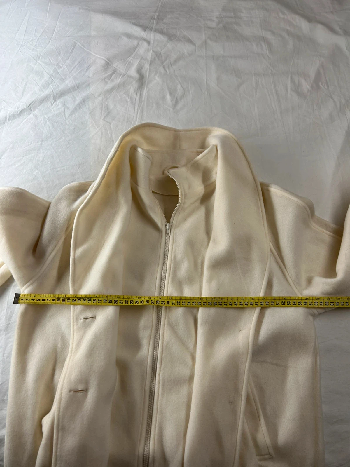 Wit crème Claire Neuville vintage overhemd – photo 9